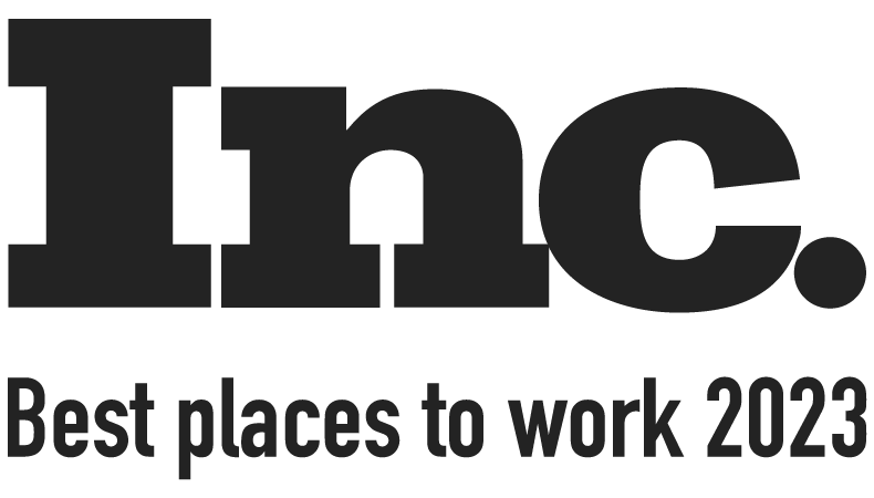 Inc. best place to work badge