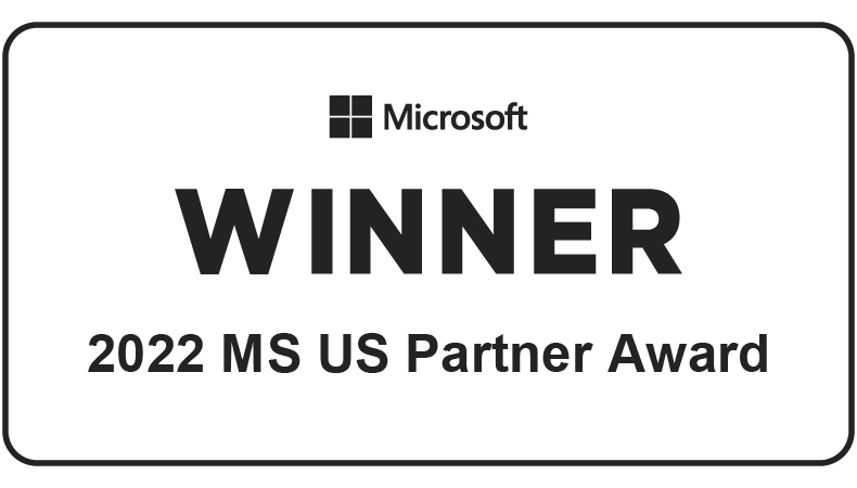 Microsoft MS US Partner Award winner badge