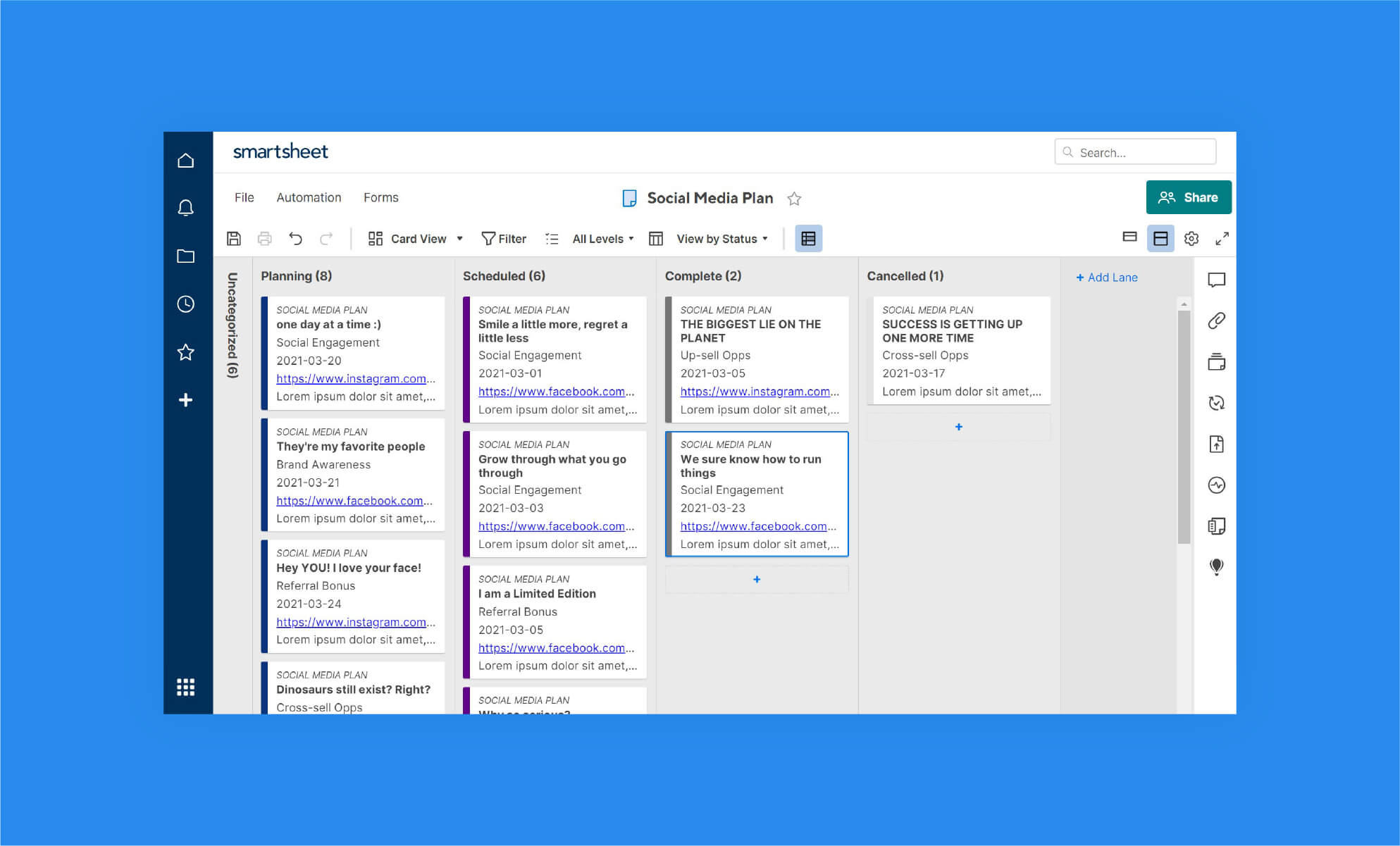 Smartsheet: project management for beginners