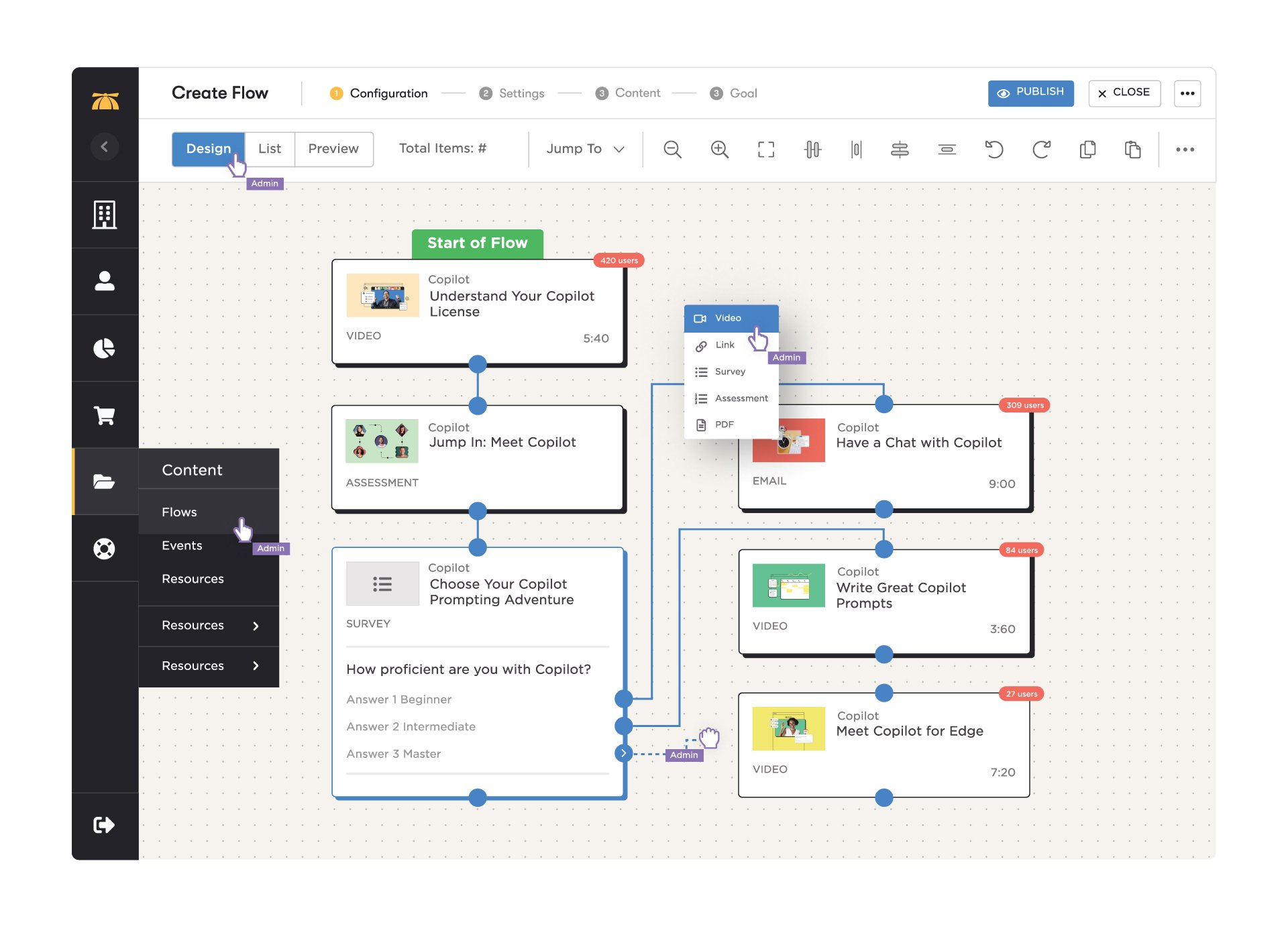 flow builder